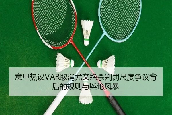 意甲热议VAR取消尤文绝杀判罚尺度争议背后的规则与舆论风暴